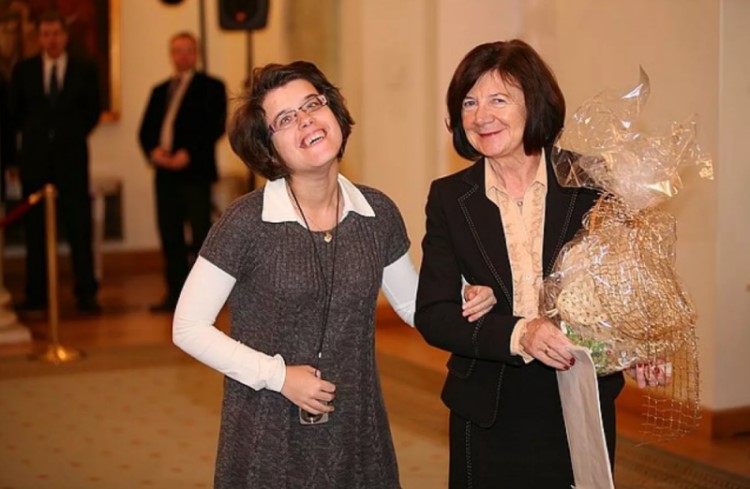 Maria Kaczyńska - spotkanie wigilijne w Pałacu