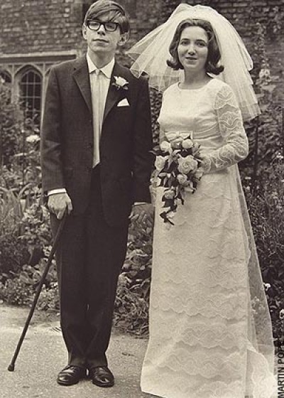 Stephen Hawking i jego pierwsza żona Jane